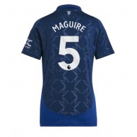 Manchester United Harry Maguire #5 Vonkajší Ženy futbalový dres 2024-25 Krátky Rukáv